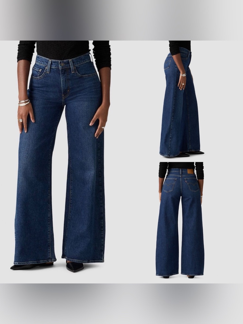 ✨ NWT Levi’s Women’s 728 High‑Rise Wide Leg Jeans – Woodstock – Size 33x32 ✨